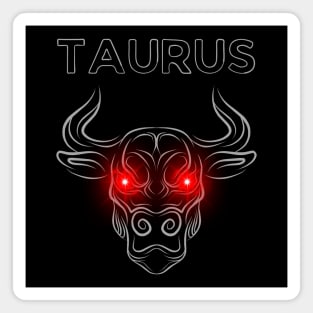 Taurus | Evil Red Eyed Bull Magnet